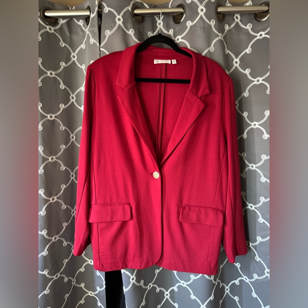 Rafaella Vibrant Red Blazer